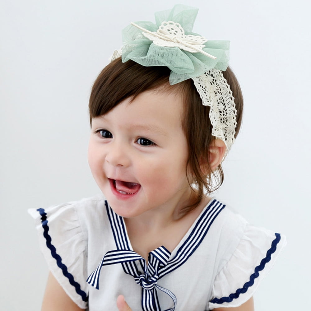 Toddler Lace Bow Flower Hair Band Accessories Headwear Kids Girl Baby Headband Toddler Lace Bow Flower Hair Band Accessories Headwear Kids Girl Baby Headband