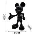 thumbnail image 1 of Colección de figuritas de Mickey Minnie Mouse, figurita de bienvenida, decoración de habitación de moda, modelo de adorno de juguete sencillo y moderno avanzadozhangyuxiang, 1 of 4