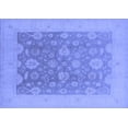 thumbnail image 1 of Ahgly Company Indoor Rectangle Oriental Blue Traditional Area Rugs, 5' x 7', 1 of 4