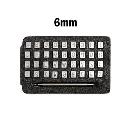 

Leather Stamping Tools Alphabet Letter Number 4mm 6mm Steel Punch Craft Tools