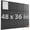 Dark Gray, variant on MaxGear Large Cork Board for Wall 48" x 36", 12 Pack Felt Wall Tiles with Pushpins, Black Bulletin Board, Pin Board Tack Board for Office, Home, Decoration
