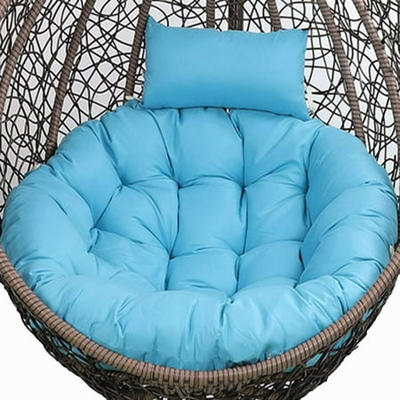 Egg Chair Cushion Only, Washable Hanging Egg Chair Cushion Replacement, Large Thick Hanging 