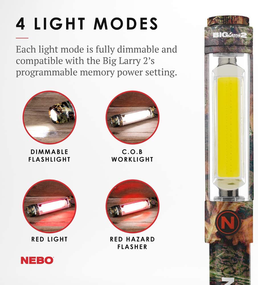 Black-only Fits Big Larry Original Light Nebo Big Larry LED Worklight Holster 