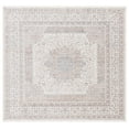 thumbnail image 2 of Safavieh Harlow Dahila Traditional Area Rug, Ivory/Gray Beige, 6'3" x 6'3" Square, 2 of 11