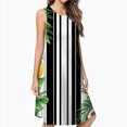 thumbnail image 2 of Yellow And Green Banana Dress Loose Women'S Dress Beach Dresses With Pockets Dresses For Womens, 2 of 4