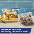 thumbnail image 6 of Hefty Slider Freezer Kitchen Storage Bags, Half gallon Size, 40 Count, 6 of 10