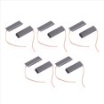 thumbnail image 2 of 100Pcs Carbon Brushes Motor Carbon Brushes for Drum Type Washing Machine Parts 5X13.5X40mm, 2 of 5