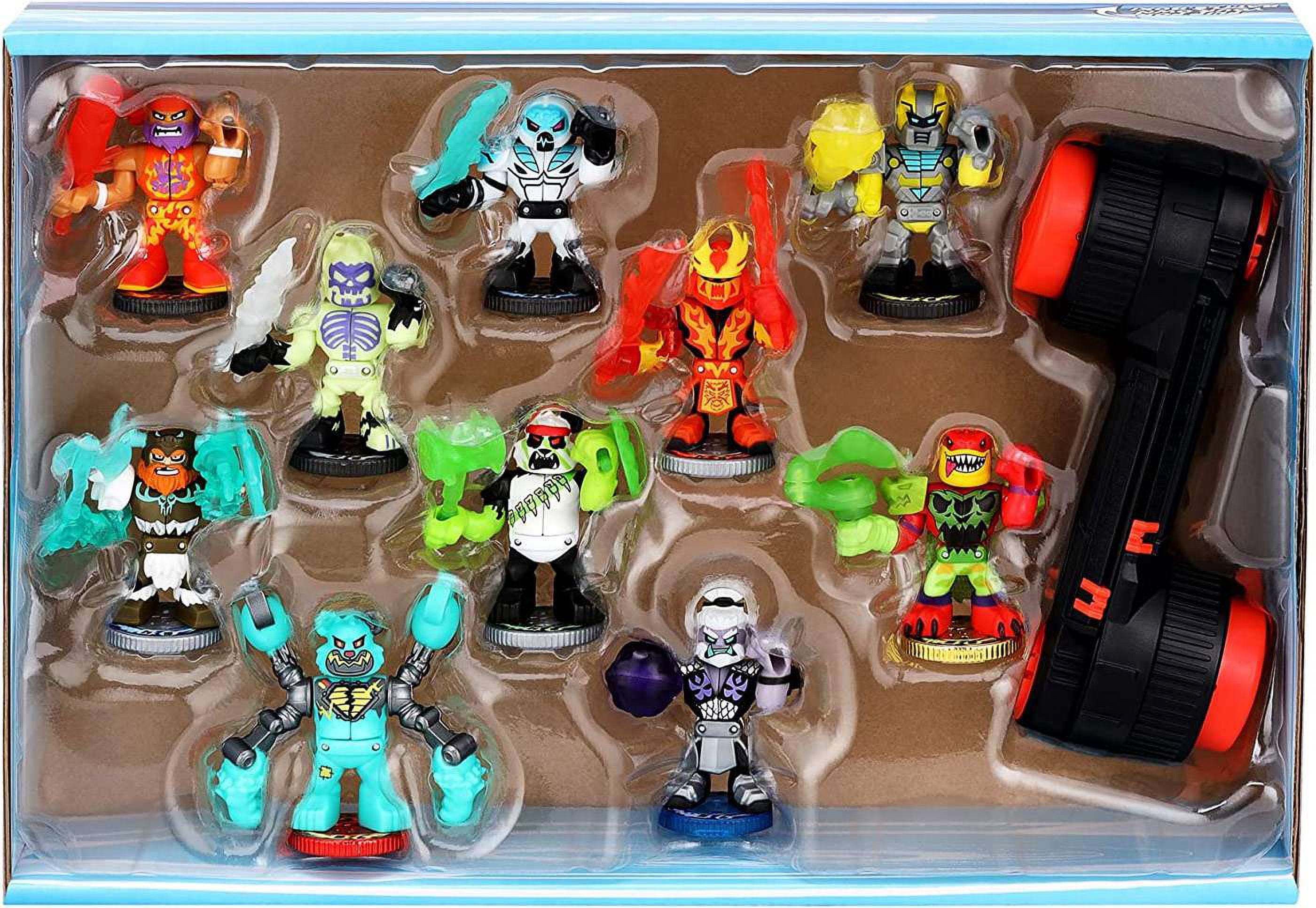 Akedo アケドの伝説 ボタンバッシュ コレクターパック フィギュア10体 Akedo Legends Button Bash Collector Pack of AKEDO アケドの伝説
