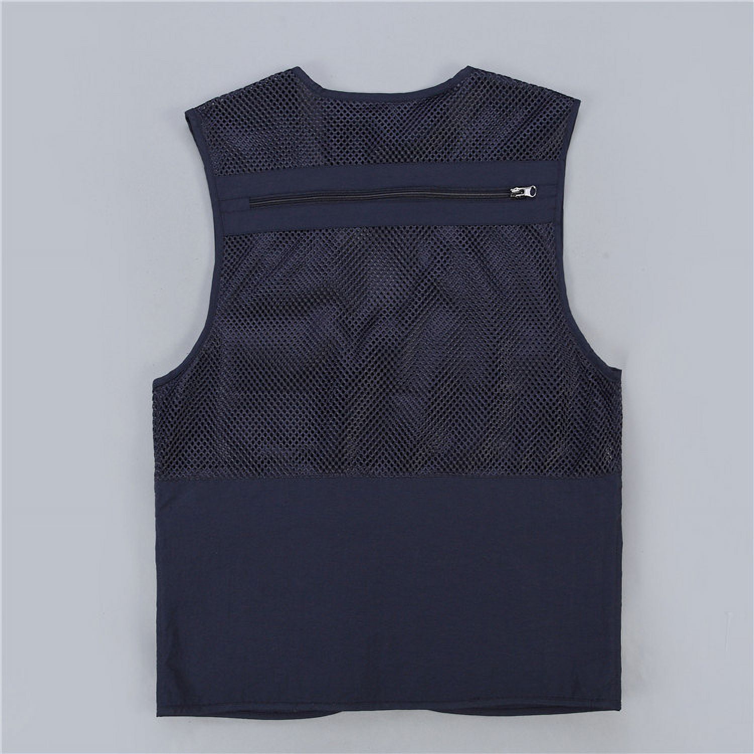 Gilet Léger Multi-Poches Homme - Sans Manches - Maille Respirante - Pour Pêche, Randonnée, Photographie - 6