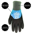 thumbnail image 5 of Red Steer A323 Chilly Grip H2O Waterproof Thermal-Lined Full-Fingered Work & General Purpose Gloves, Nitrile Overdip Coating, Blue/Black, 3 Pack (XL), 5 of 6