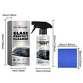 thumbnail image 3 of Streak-Free Glass Cleaner Spray for Car Windshield, Helmet, Glasses,Multi-Surface Dissolves Oil, Bird Droppings, Water Stains ,Eco-Friendly Formula, Long-Lasting Clarity (90 Days) ,120ml multicolor, 3 of 9