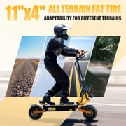 M YUME SCOOTER X11+ Dual Motors 60V 6000W Fast E Scooter Up to 50 mph Long-Range Electric Scooter for Adults, 11 Off-Road Tires