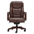 thumbnail image 2 of JOMEED Delano Big and Tall Executive Office Chair with Lumbar Support, Brown, 2 of 5