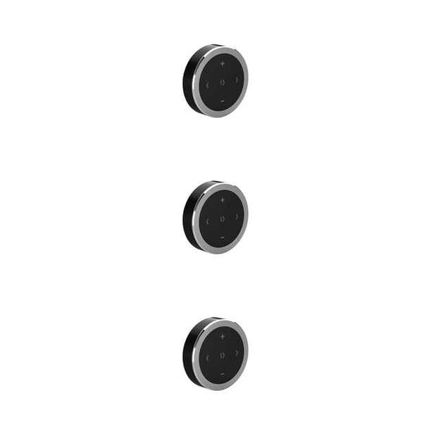 Matsuzay Control remoto de medios de coche ABS compatible con Bluetooth 5,0 botón alimentado por accesorios de controlador de Selfie de Type1