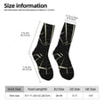 thumbnail image 2 of Fuzoiu Spiders On The Web Print Athletic Crew Socks for Men & Women,Casual Crew Socks,Above Ankle Crew Socks for Business, Casual, 2 of 6