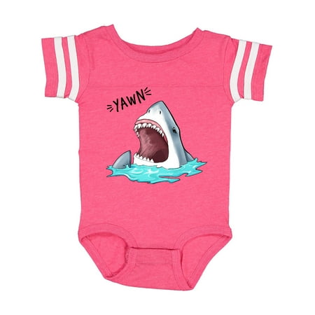 

Inktastic Great White Shark Yawning funny Gift Baby Boy or Baby Girl Bodysuit
