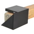 thumbnail image 4 of Black Aluminium Alloy 45 Degree Angle Center Line Drawing Scriber Woodworking Tool, 4 of 11
