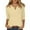 21#Beige, variant on Harpily Sweater for Women 3/ Sleeve Tops For Women Summer Notched V Neck Plain T Shirts Casual Cute Three Quarter Length Blouses