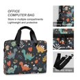 thumbnail image 4 of FORMRS 16" Laptop Bag Carrying Sleeve Case with Handle Travel Shoulder Briefcase, Cute Dinosaur, 4 of 8