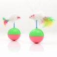 thumbnail image 3 of Flmtop Funny Pet Cat Kitten Playing Toy Tumbler Teaser Mouse Feather Interactive Gift, 3 of 5