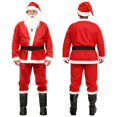 thumbnail image 4 of Santa Clothes For Luxurious Velvet Piece With Elegant Court Style Design For Cosplay Party, 4 of 8