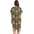 thumbnail image 3 of joogoo Women's Vintage Gold Dollar and Chain Beach Cover Up Kimono Swimsuit Summer Cardigan Swimwear S, 3 of 6