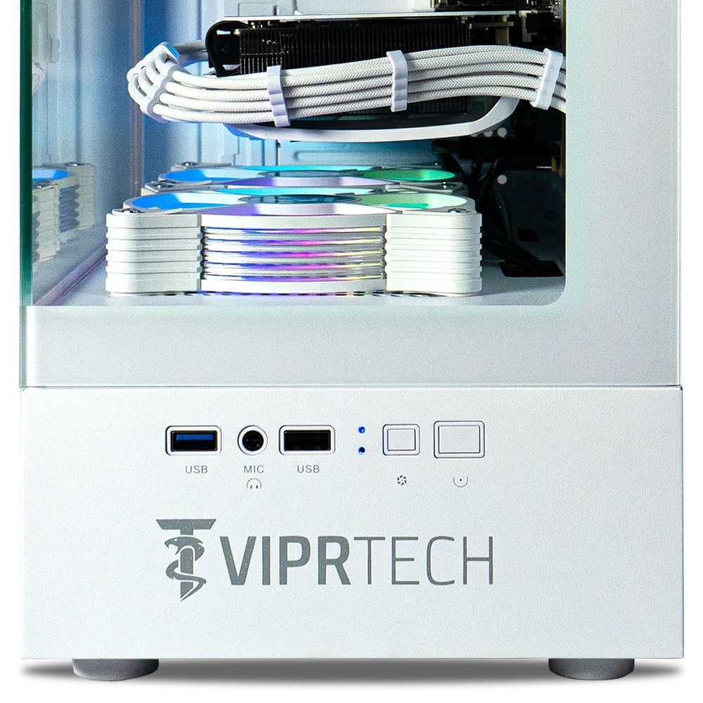 ViprTech Stryker 3.0 Gaming PC - AMD Ryzen 7 (4.1GHz), RTX 3060 12G, 16G DDR4, 1T SSD, Desktop White