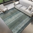 thumbnail image 2 of Dalyn Brisbane Area Rug BR1 Br1 Mineral Blue Mineral Blue Rows Lines 5' x 7' 6" Rectangle, 2 of 2