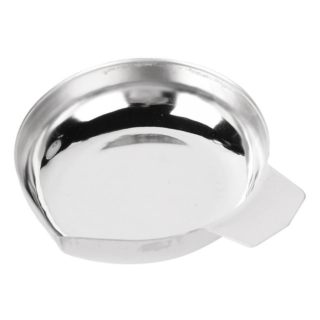 Bandeja para balanza electrónica, bandeja de báscula digital Bandeja de acero inoxidable para báscula digital Bandeja de báscula Karat Ultra sensible