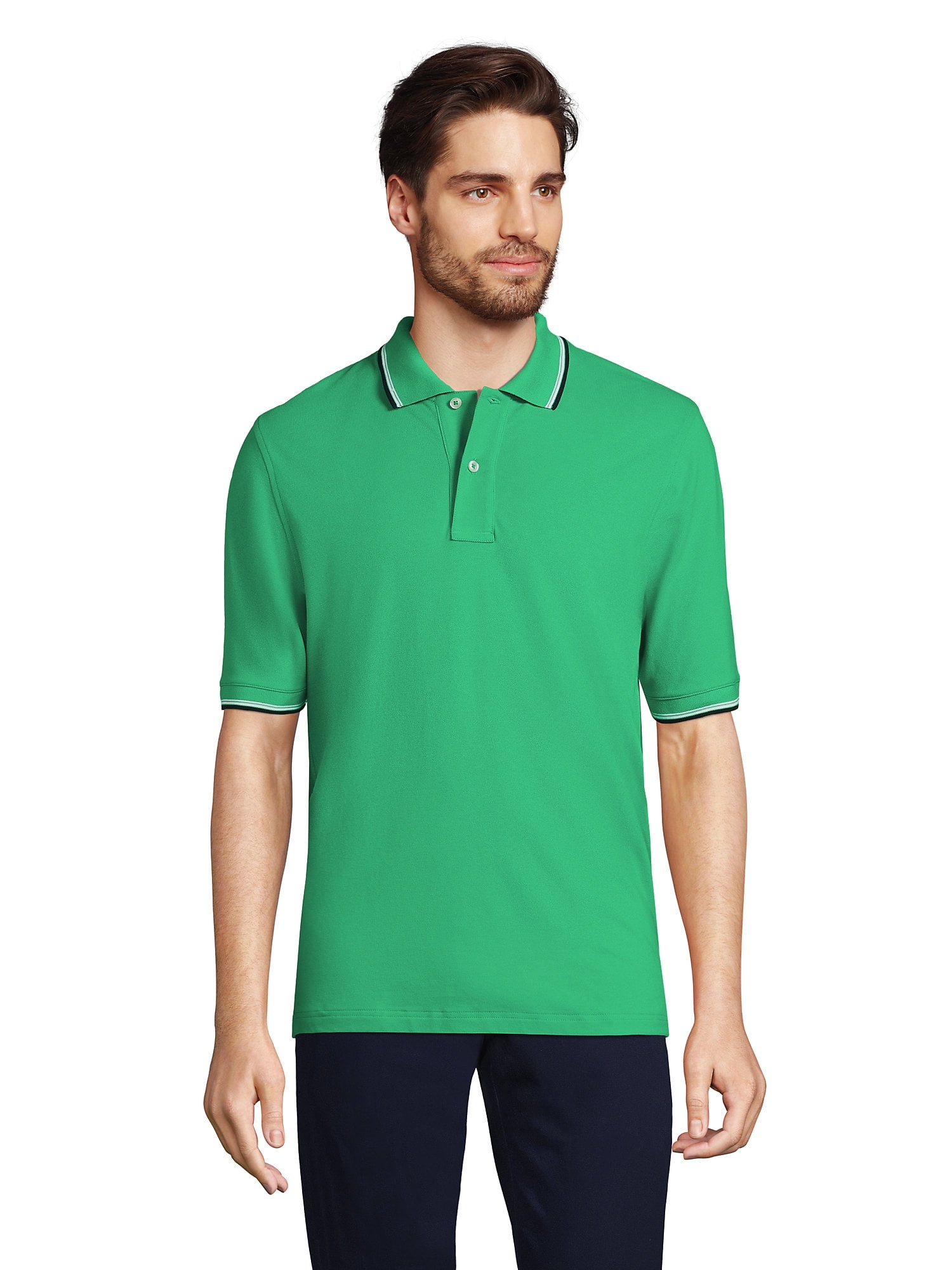 Lands' End Men's Tall Short Sleeve ComfortFirst Mesh Polo Shirt