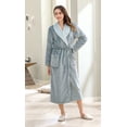 thumbnail image 6 of Richie House Womens Soft Premium Flannel Fleece Bathrobe RHW2884, 6 of 6