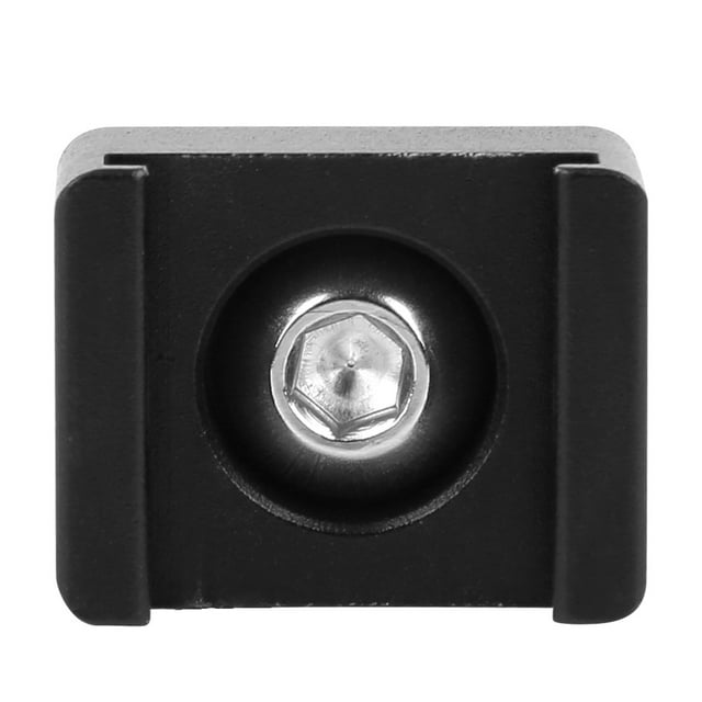 Cold Shoe Mount Adapter, Black Long Service Life Lightweight Cold Shoe Base For SLR