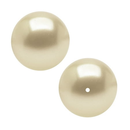 - Swarovski Crystal, #5810 Round Faux Pearl Beads 2mm, 50 Pieces, Cream
