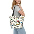 thumbnail image 6 of Bingfone Aabstract Eyes Women Shoulder Tote Bags Casual Bag Ladies Shopping Handbag, 6 of 6