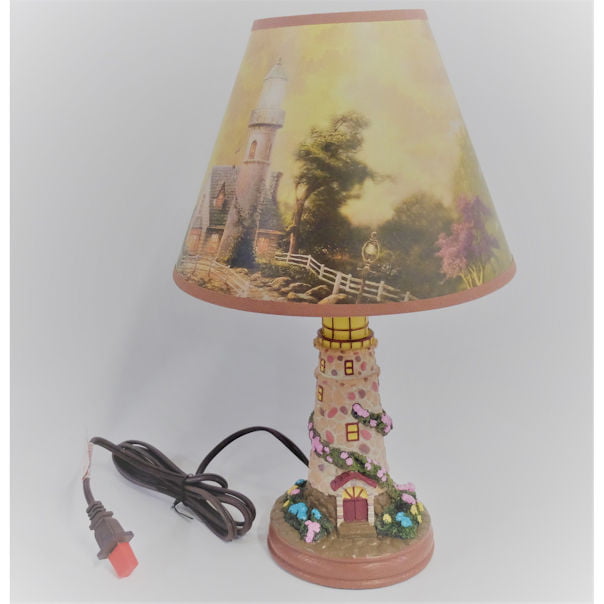 14 Inch Decorative Lighthouse Lamp, Lighthouse Floor Lamp With Shelves Assembly Instructions