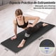 thumbnail image 2 of Tapete Yoga Antideslizante, Tapete para Ejercicio Portátil, Tapete de Yoga Dos Colores, para Yoga, Pilates, Ejercicio, Yoga Mat con Líneas de Guía, 2 of 4