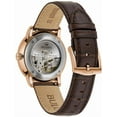 thumbnail image 3 of Bulova Hudson Rose Gold-Tone Leather Mens Watch, 3 of 3