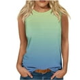 thumbnail image 1 of Snorda Débardeurs pour Femmes Grande Taille Débardeur Décontracté Uni Sans Manches à Encolure Ronde Blouse P-5TG, 1 of 3