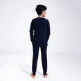 Boy's Cotton Blend Light Weight Waffle Knit Thermal Top & Bottom