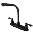 thumbnail image 1 of Kingston Brass KB715ALLS Victorian High Arch Kitchen Faucet Less Sprayer, Oil Rubbed Bronze, 1 of 2