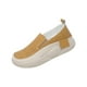 thumbnail image 1 of Zapatillas de deporte con para mujer, transpirables, cómodas, con punta redonda superior de PU, zapatos informales para mujer y niña, Amarillo SM SunniMix Plataforma de mujeres, 1 of 8