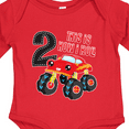 thumbnail image 4 of Inktastic Monster Truck How I Roll 2nd Birthday Boys Long Sleeve Baby Bodysuit, 4 of 5