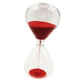 thumbnail image 1 of Reloj de arena de 15 minutos, temporizador, reloj de escritorio rojo, 1 of 9