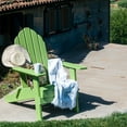 thumbnail image 6 of ResinTEAK All Weather Folding Adirondack Chair, HDPE Poly Lumber Green, 6 of 7
