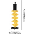 thumbnail image 2 of Menolana Ice Drill Auger Ice Fishing Drill 8 Inches Portable Aluminum Alloy Ice Fishing Accessories Ice Auger for Lakes Fishing Winter, 75 cm Yellow, 2 of 14