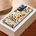 thumbnail image 3 of Retro Flower Mushroom Case for Samsung Galaxy S23 Ultra,Aesthetic Art Design Pattern Soft TPU Bumper Case Cover, 3 of 5