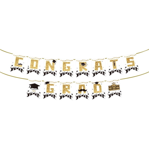 ZMKIAG Graduation Burlap Banner Congrats Grad Rustic - 2026 Grad Party Fireplace Wall Hanging for Home Graduation Party, Classroom, College, Senior High School, and Prom Decorations