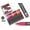 Red-Pink, variant on Acrylic Paint Pens 22 Assorted Blue And Purple Pro Color Series Specialty Markers Set (0.7mm EXTRA FINE)