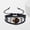 E, variant on Glow In The Dark 12 Time Gem Cowhide Beaded Bracelet Black Crystal Unisex