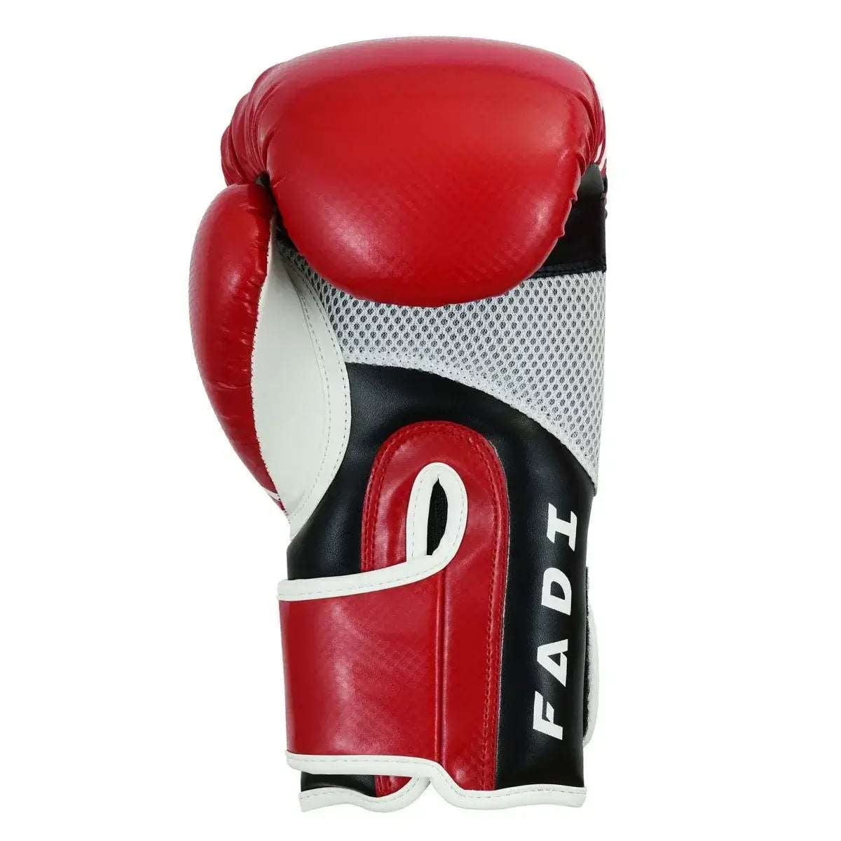 Fadi Sports Training Boxing Gloves 16 oz, Red – Artificial Leather, Airflow Mesh, Secure Wrist Support